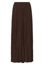 Kaffe Allie Satin Pant in Coffee Bean