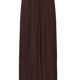 Kaffe Allie Satin Pant in Coffee Bean