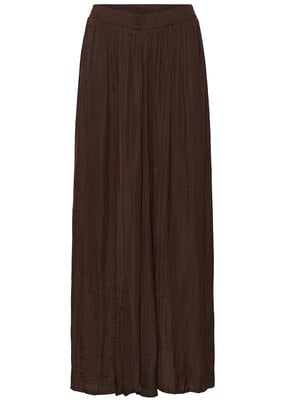 Kaffe Allie Satin Pant in Coffee Bean