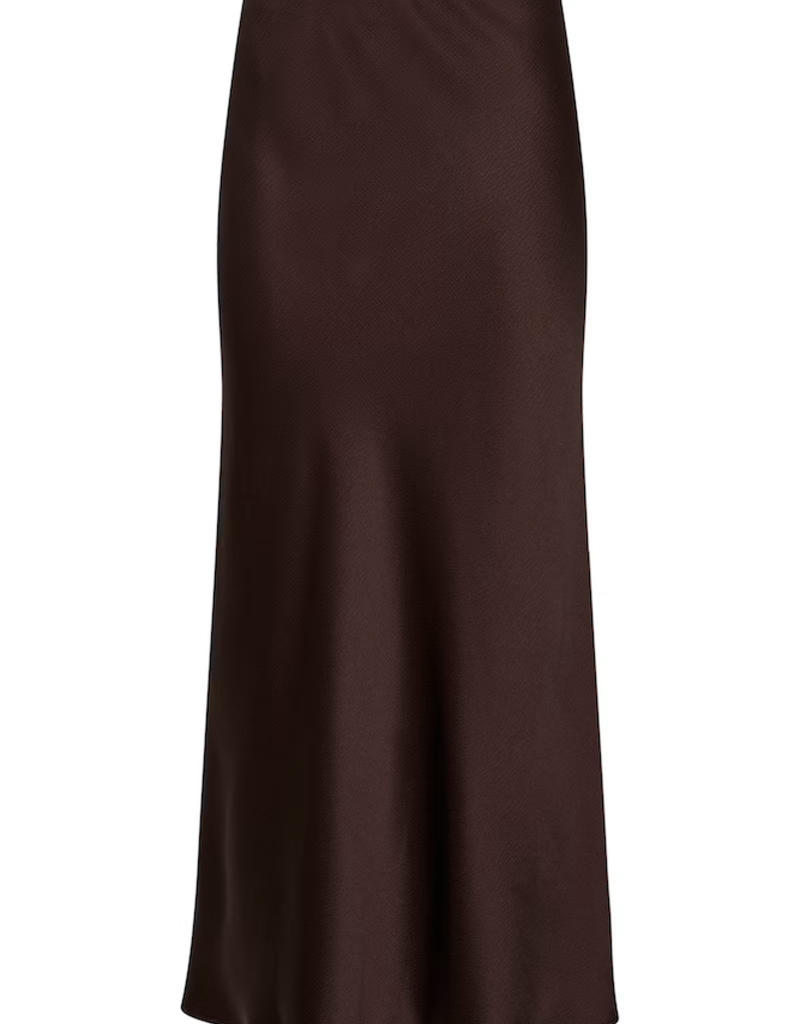 Kaffe Lotte Skirt in Coffee Bean