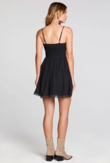 Saltwater Luxe Zurina Mini Dress With Lace Detail