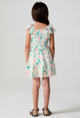 Saltwater Luxe Kids Sophia Mini Dress in Pearl Floral