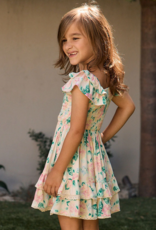 Saltwater Luxe Kids Sophia Mini Dress in Pearl Floral