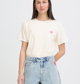 ICHI Balmers Cotton Graphic T-Shirt