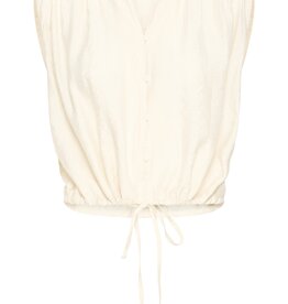 ICHI Elvias Sleeveless Waist Tie Shirt