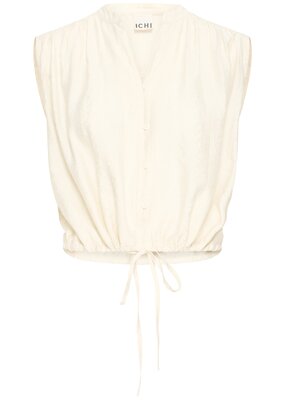 ICHI Elvias Sleeveless Waist Tie Shirt
