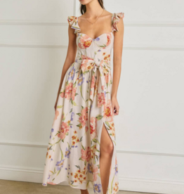 Dress Forum Love Galore Bustier Flutter Dress in Spring Garden
