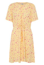 ICHI Vera Short Sleeve Button Up Floral Dress