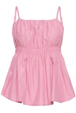ICHI Fundel 100% Cotton Tank in Very Berry Stripe