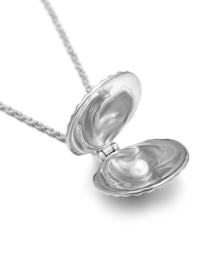 Haiku Lane Siren's Keepsake Locket in Silver