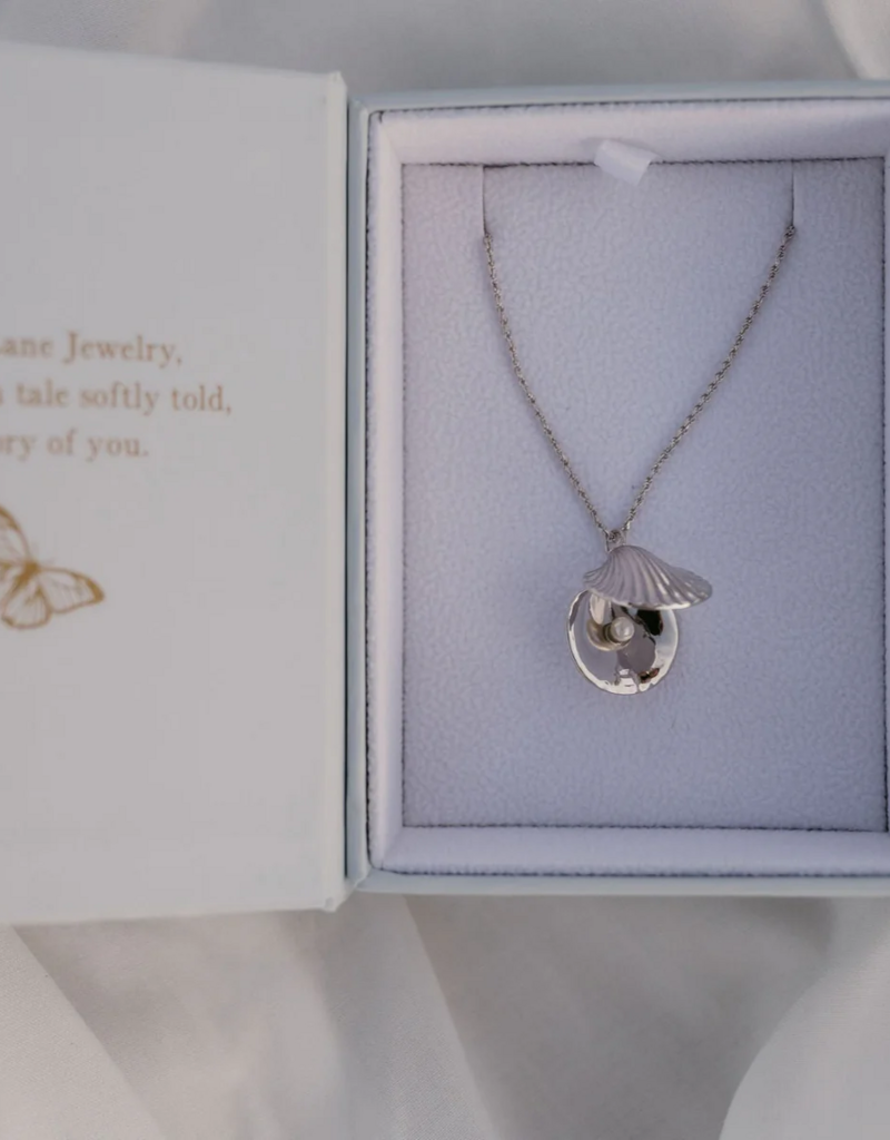 Haiku Lane Siren's Keepsake Locket in Silver