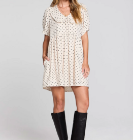 Saltwater Luxe Nicko Polka Dot Mini Dress