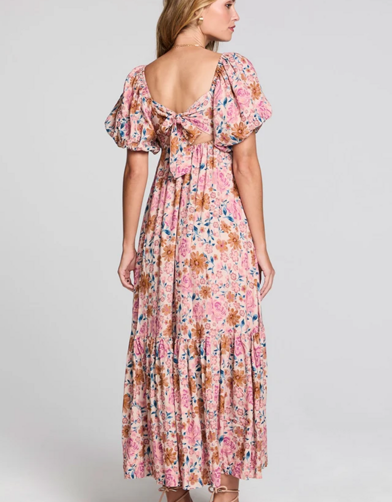 Saltwater Luxe Evra Smocked Bodice Maxi With Pockets