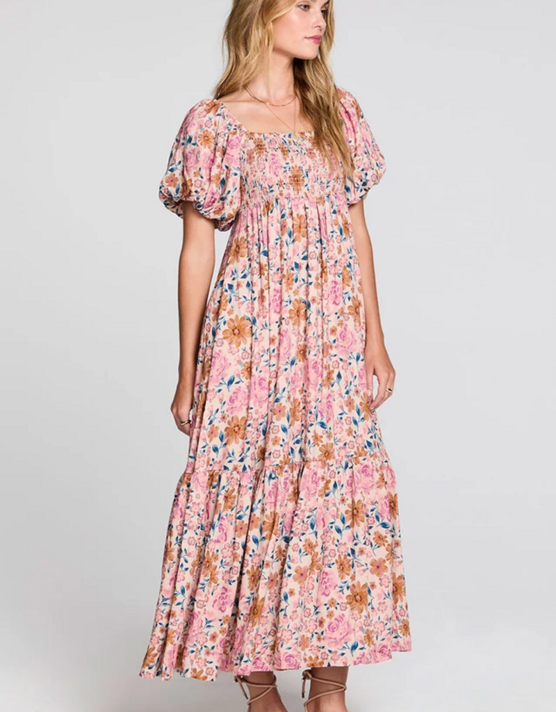 Saltwater Luxe Evra Smocked Bodice Maxi With Pockets