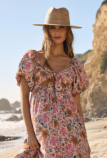 Saltwater Luxe Evra Smocked Bodice Maxi With Pockets