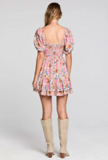 Saltwater Luxe Holand Ruffle Skirt Mini Dress