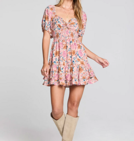 Saltwater Luxe Holand Ruffle Skirt Mini Dress