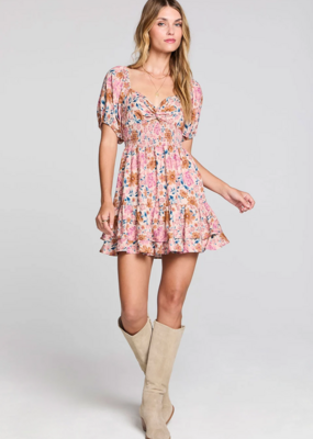 Saltwater Luxe Holand Ruffle Skirt Mini Dress