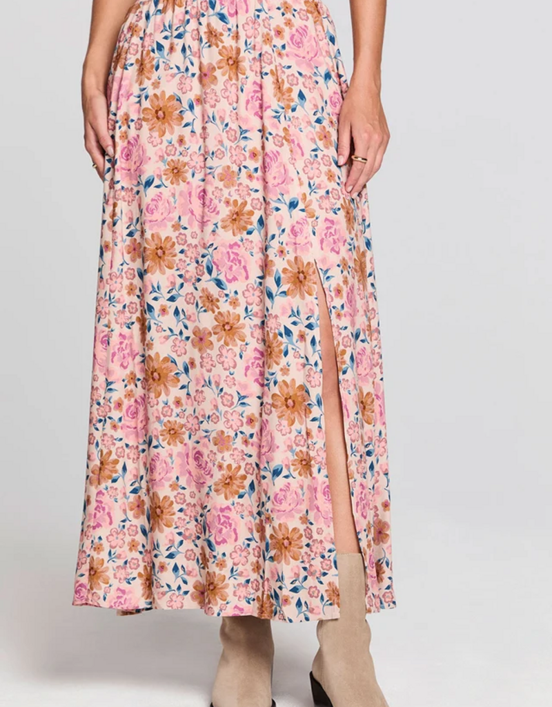 Saltwater Luxe Rommie Midi Skirt With Slit
