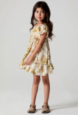 Saltwater Luxe Kids Allima Mini Dress in Fawn Floral