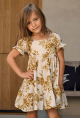 Saltwater Luxe Kids Allima Mini Dress in Fawn Floral