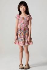 Saltwater Luxe Kids Sophia Mini Dress in Fall Floral