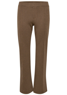 Part Two Pontas Pant in Brown Check