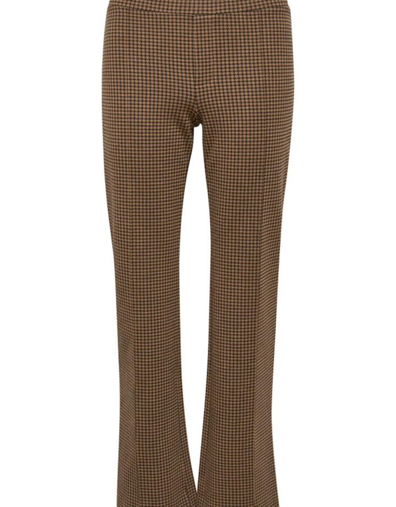 Part Two Pontas Pant in Brown Check