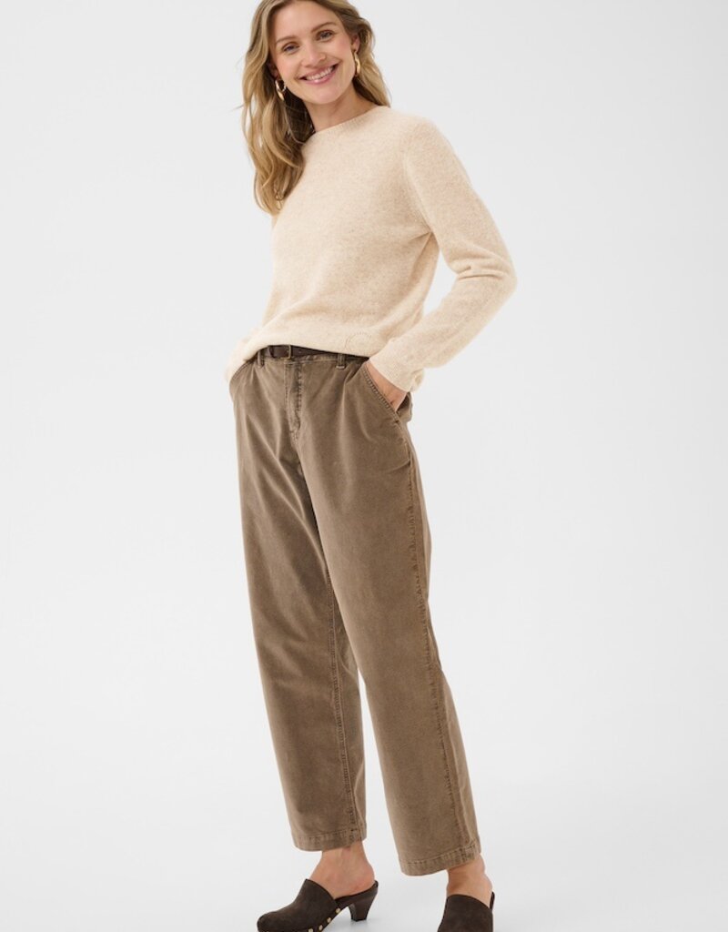 Cream Mela Wool Pullover in Oat
