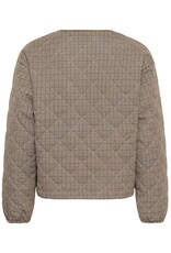 Cream May Short Jacket with Tie Closure