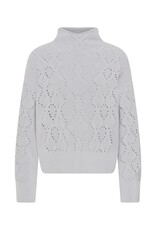 Part Two Charnel Turtleneck in Gray Dawn