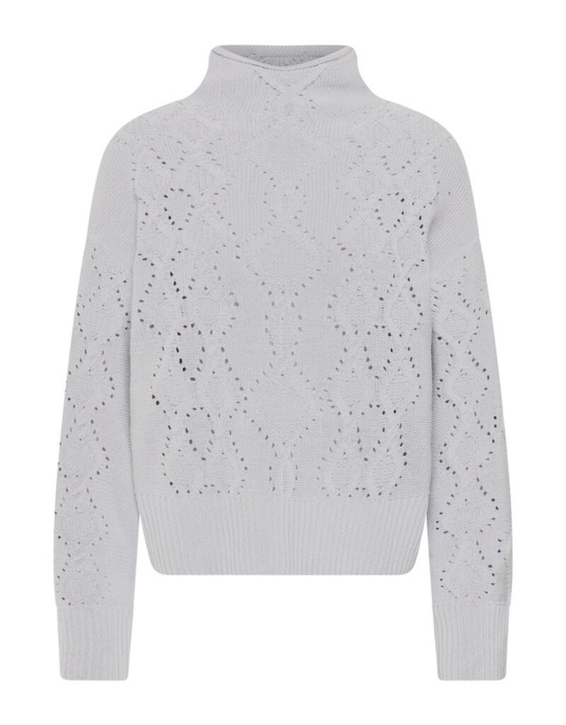 Part Two Charnel Turtleneck in Gray Dawn