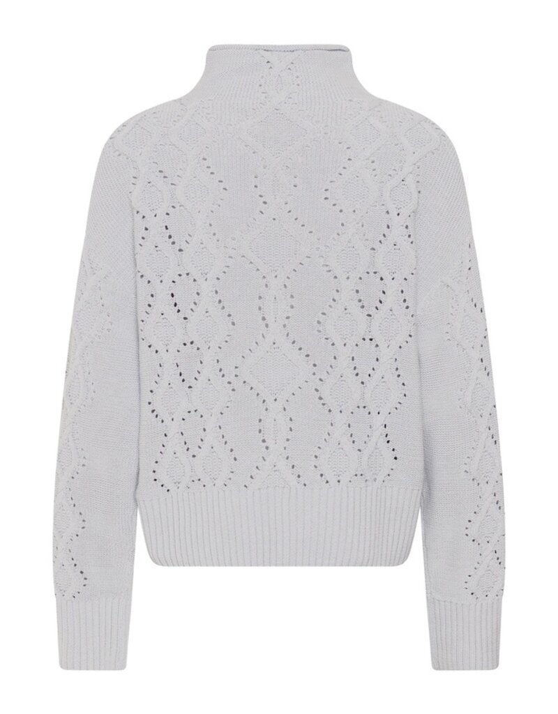 Part Two Charnel Turtleneck in Gray Dawn