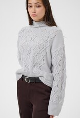 Part Two Charnel Turtleneck in Gray Dawn