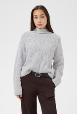 Part Two Charnel Turtleneck in Gray Dawn
