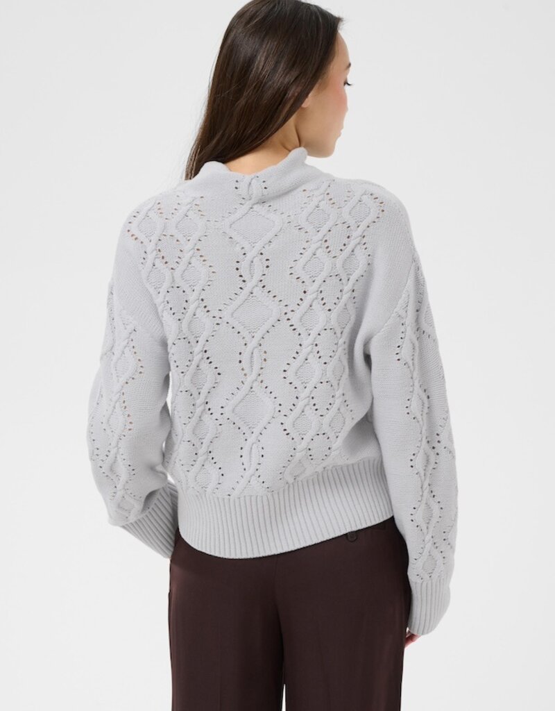 Part Two Charnel Turtleneck in Gray Dawn