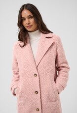 Kaffe Anne Long Coat in Pale Mauve