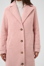 Kaffe Anne Long Coat in Pale Mauve