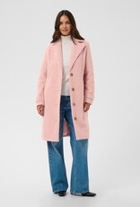 Kaffe Anne Long Coat in Pale Mauve