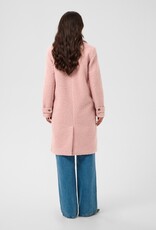 Kaffe Anne Long Coat in Pale Mauve