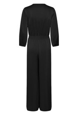 InWear Holley 3/4 Length Sleeve Satin Jumpsuit in Black