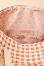 The Darling Effect On-The-Go Quilted Weekender Bag in in Maple Gingham
