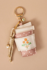 The Darling Effect Coffee Run Vegan Leather Bag Charm