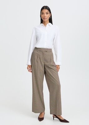B.Young Estolo Pant in Sepia Check