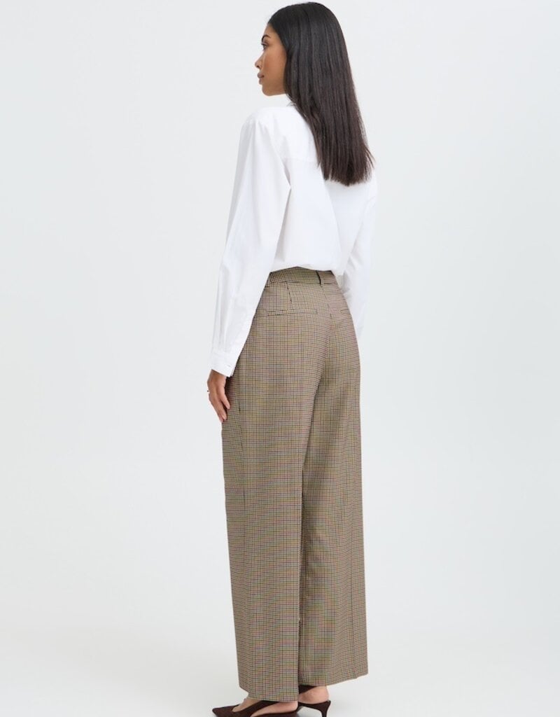 B.Young Estolo Pant in Sepia Check