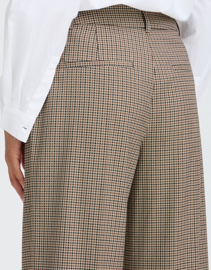 B.Young Estolo Pant in Sepia Check