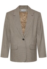 B.Young Estolo Blazer in Sepia Check