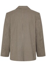 B.Young Estolo Blazer in Sepia Check
