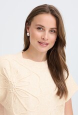 B.Young Omea Floral Deco Slipover in Birch Melange