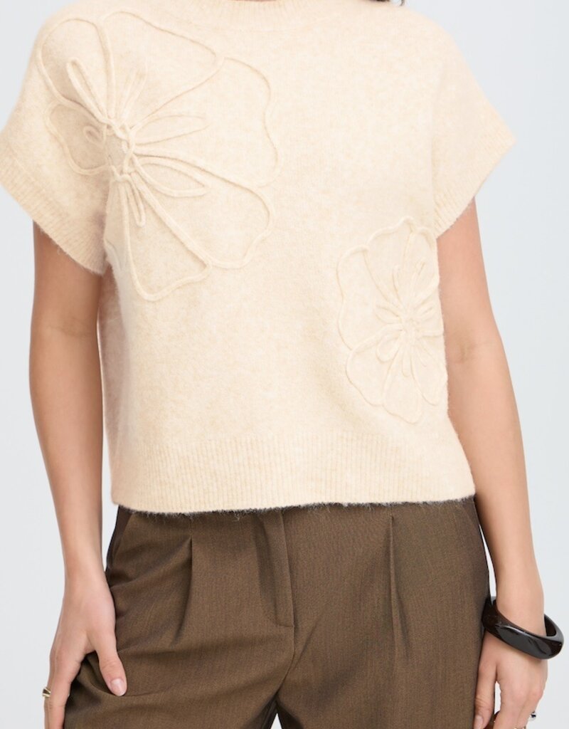 B.Young Omea Floral Deco Slipover in Birch Melange